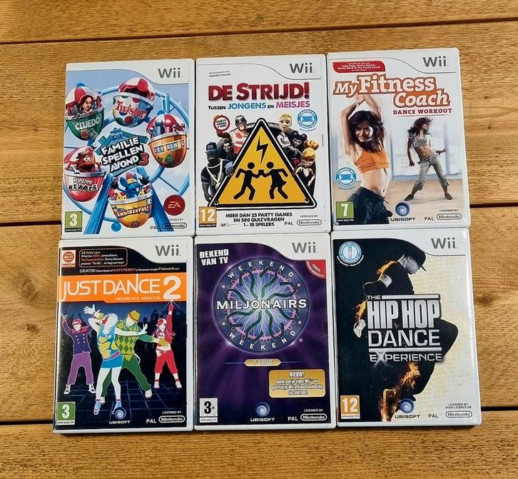 Nintendo Wii spellen bundel, Spelcomputers en Games, Games | Nintendo Wii, Zo goed als nieuw, Muziek, 3 spelers of meer, Vanaf 3 jaar