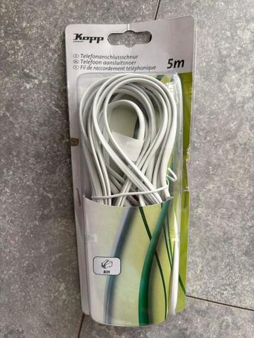 Telefoon/ kabel/aansluiling/DSL, 5m beschikbaar voor biedingen