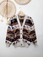 Vintage unisex aztec/ethnic wolmix vest L/XL, Ophalen of Verzenden, Zo goed als nieuw, Maat 46/48 (XL) of groter