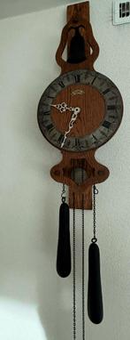 Vintage Warmink (WUBA) wandklok, Ophalen, Zo goed als nieuw, Analoog, Wandklok