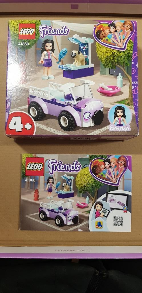 Lego Friends mobiele dierenkliniek 41360 4+, Kinderen en Baby's, Speelgoed | Duplo en Lego, Zo goed als nieuw, Lego, Complete set