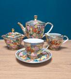 Zeldzaam Mille Fleur Theeservies, Ophalen of Verzenden