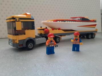Lego oplegger met raceboot ser nr 4643 beschikbaar voor biedingen