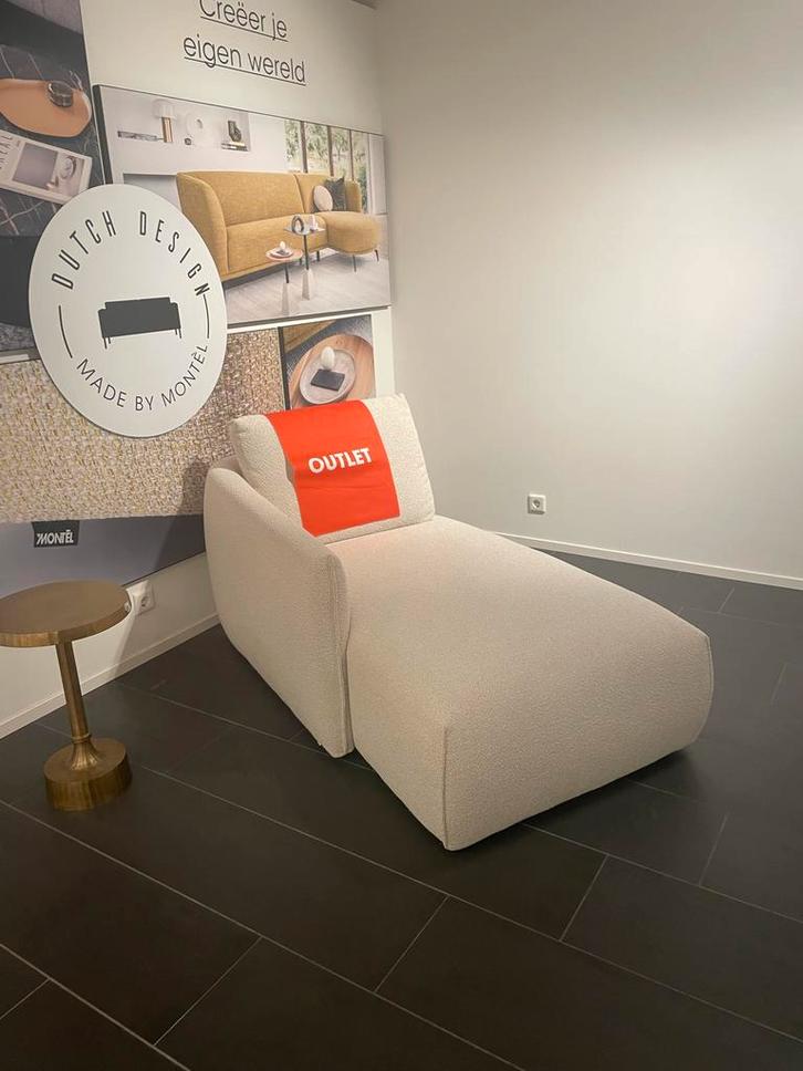 Montel Icon Chaise Longue, Huis en Inrichting, Banken | Sofa's en Chaises Longues, Zo goed als nieuw, Eenpersoons, Minder dan 150 cm