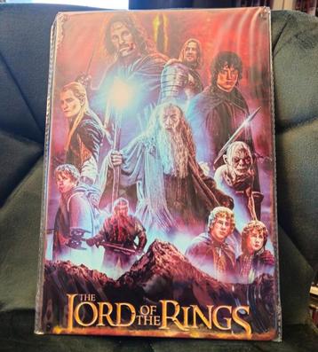 Lord Of The Rings Metalen bord  beschikbaar voor biedingen