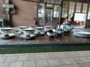 Japans dragonware theeservies, vintage  beschikbaar voor biedingen