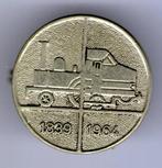 1839 - 1964 Nederlandse Spoorwegen (NS) broche ( J_049 ), Verzamelen, Verzenden, Nieuw, Transport, Speldje of Pin