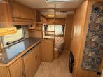 Hobby Excellent 495 UFE bouwjaar 2000 met voortent en luifel, Caravans en Kamperen, Caravans, Hobby, Bedrijf, Overige typen, 4 tot 5 meter