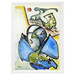 Quintus Jan Telting (1931-2003) MIxed Media, Antiek en Kunst, Ophalen of Verzenden