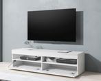 TV meubel TV kast Kubrick 140 cm body wit front hoogglans, Ophalen, 100 tot 150 cm, Nieuw, Minder dan 100 cm