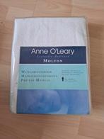 Molton matrasbeschermer 90x200cm Anne O'Leary, Eenpersoons, Nieuw, Ophalen of Verzenden, Wit