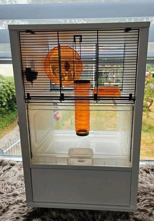 Omlet hamsterkooi compleet., Dieren en Toebehoren, Knaagdieren en Konijnen | Hokken en Kooien, Zo goed als nieuw, Kooi, Minder dan 60 cm