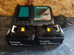 #nieuw - Makita snellader en 2x5ah 18v, Ophalen of Verzenden, Nieuw