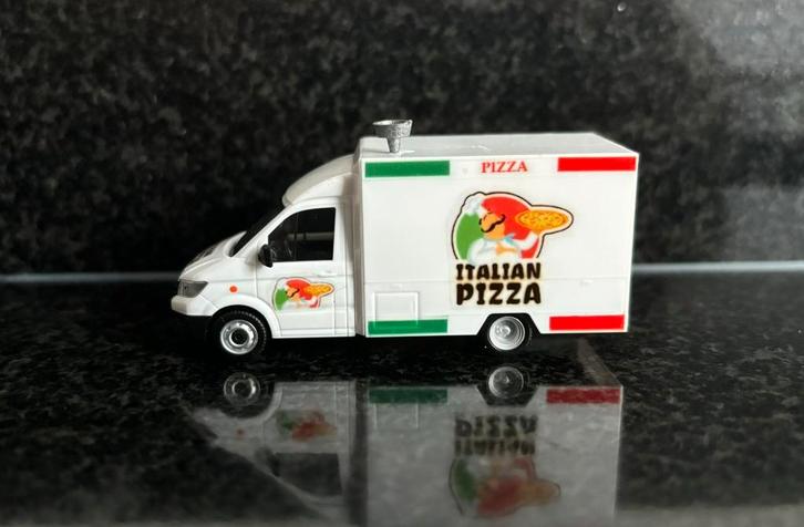 Decals transfer set Italian Pizza foodtruck kraam 1:87 H0, Hobby en Vrije tijd, Modelauto's | 1:87, Nieuw, Verzenden