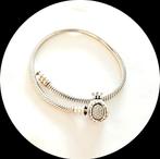 Pandora Armband kroon O 19 cm 598286CZ / voor bedels (H), Ophalen of Verzenden, Zo goed als nieuw, Zilver, Zilver