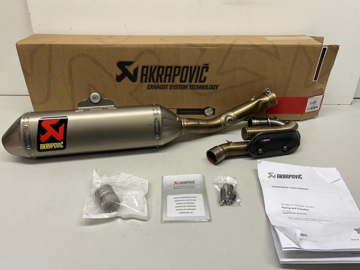 Akrapovic Titanium Uitlaat Kawasaki KX250F KXF250 2017-2024, Motoren, Onderdelen | Kawasaki, Gebruikt, Ophalen