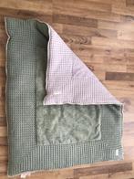 Groen/grijs boxkleed, Kinderen en Baby's, Boxen, Ophalen of Verzenden, Zo goed als nieuw, Boxkleed