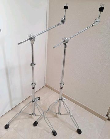 2x Gibraltar cymbal boom stand bekkenstandaard standaard beschikbaar voor biedingen
