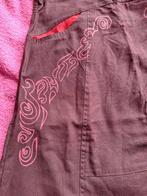 Bruine harembroek met Rode details, Bruin, Ophalen of Verzenden, Maat 36 (S), Lang