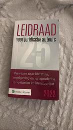 Leidraad voor juridische auteurs, Ophalen of Verzenden, Zo goed als nieuw
