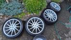 JR Wheels 18 inch velgen met Goodyear banden – 5x114.3, Ophalen, 18 inch, Gebruikt, Velg(en)