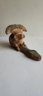 Aztec Maya Mexico slang pijp klei, Antiek en Kunst, Kunst | Niet-Westerse kunst, Ophalen of Verzenden