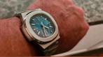 Patek Philippe Nautilus Travel Time Chrongraph, Blue Dial, Sieraden, Tassen en Uiterlijk, Horloges | Heren, Overige merken, Staal