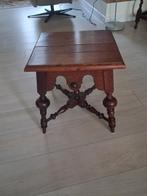 Oud bijzet tafeltje, Ophalen, Rond, Minder dan 55 cm, Minder dan 45 cm