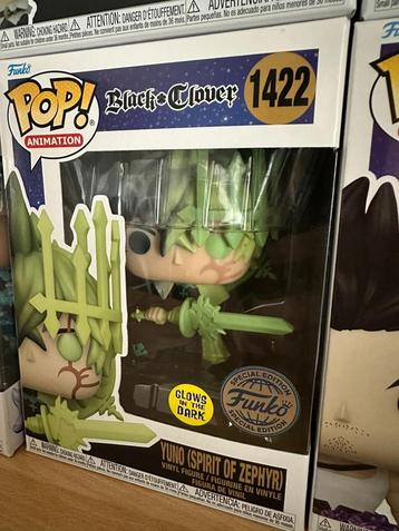 Funko pop Yuno ( spirit of zephyr) - Black clover - 1422 (GI beschikbaar voor biedingen