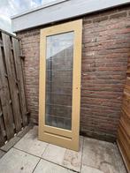Deur met glas-in-lood, Doe-het-zelf en Verbouw, Deuren en Horren, Ophalen, Gebruikt, Minder dan 80 cm, Binnendeur
