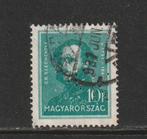 perfin in zegel Hongarije, Ophalen of Verzenden, Gestempeld