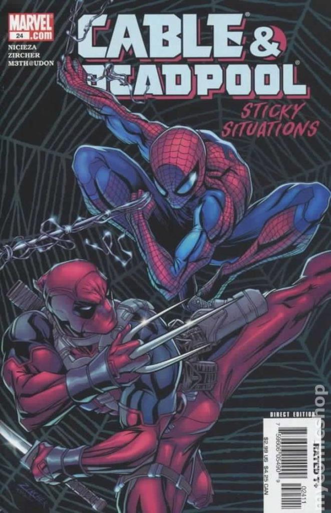 Cable and Deadpool # 24 - 1st Meeting Spider-Man & Deadpool, Boeken, Strips | Comics, Eén comic, Amerika, Ophalen of Verzenden