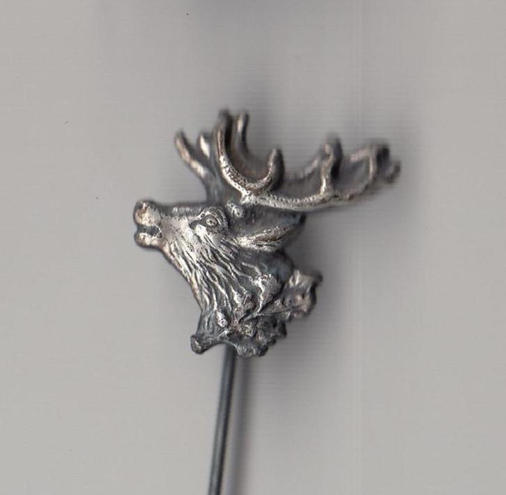 Hert Jacht Edelhert speldje, Verzamelen, Speldjes, Pins en Buttons, Gebruikt, Speldje of Pin, Overige onderwerpen, Ophalen of Verzenden