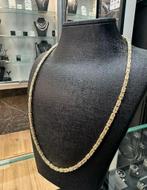 14K gouden koningsketting / 60cm, Ophalen of Verzenden, Zo goed als nieuw, Goud, Goud
