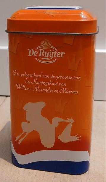 De Ruijter blik t.g.v. geboorte Prinses Amalia beschikbaar voor biedingen