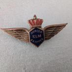 KLM, Junior Skipper, geëmailleerd, Verzamelen, Ophalen of Verzenden, Gebruikt, Overige typen