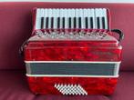 Kleine Paganini accordeon . 48 bas . Mooi ., Overige merken, Met koffer, 48-bas, Gebruikt