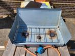 3 pits Coleman stove gas camping fornuis., Caravans en Kamperen, Ophalen of Verzenden, Zo goed als nieuw