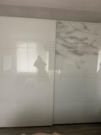 Ikea Pax Schuifdeuren Melkglas (2x 1,26m), Huis en Inrichting, Kasten | Kledingkasten, Ophalen, Gebruikt, 100 tot 150 cm, 200 cm of meer