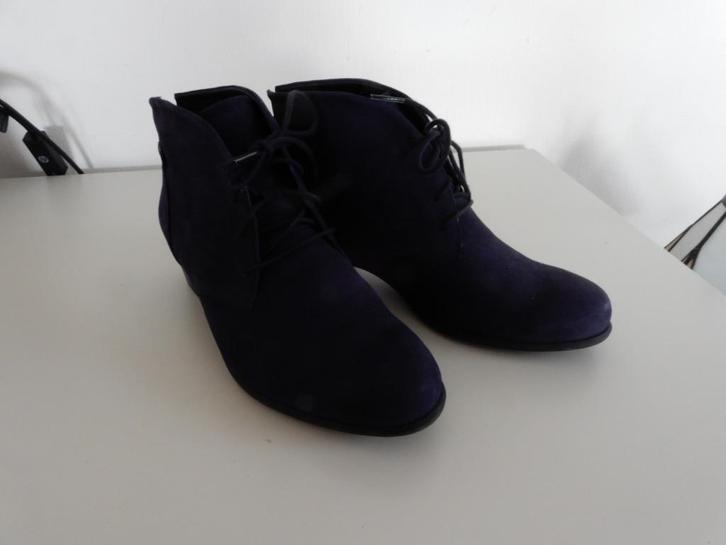 Durea charmant donkerblauw enkellaarsjes maat 38 wijdte H, Kleding | Dames, Schoenen, Zo goed als nieuw, Lage of Enkellaarzen