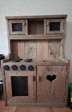 Steigerhouten keukentje, Ophalen of Verzenden, Gebruikt, Hout, Speelkeuken