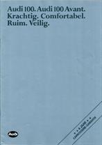 Brochure Audi 100 en 100 Avant 1980, Ophalen of Verzenden, Gelezen, Audi