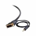 VGA - DVI kabel met audio, Computers en Software, Pc- en Netwerkkabels, Nieuw, Ophalen of Verzenden