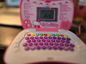 Hello Kitty laptop roze Clementoni Werkt op 2 batte rijen beschikbaar voor biedingen