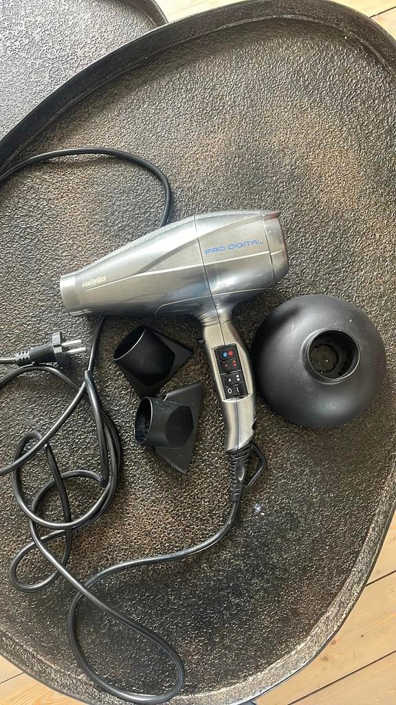 Babyliss föhn pro digital, Ophalen of Verzenden, Zo goed als nieuw, Haarverzorging