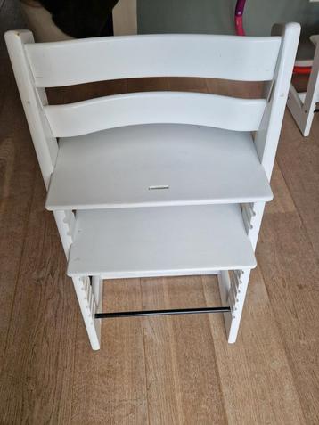 Stokke tripp trapp stoel wit.  beschikbaar voor biedingen