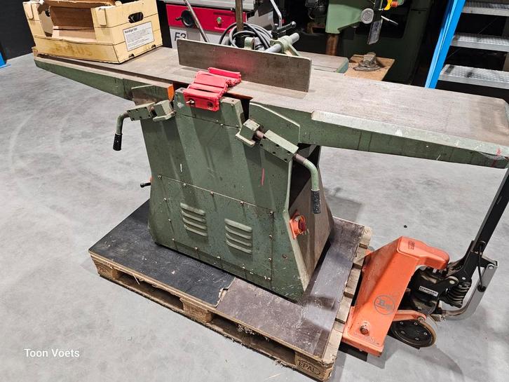 Vlakvandiktebank met langgatboor, Doe-het-zelf en Verbouw, Schaafmachines, Gebruikt, Ophalen