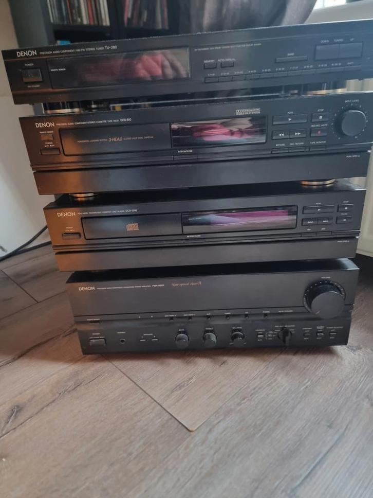 Denon set van 4, Audio, Tv en Foto, Stereo-sets, Denon, Ophalen