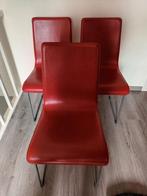 Te Koop: Keukenstoelen Design, Huis en Inrichting, Ophalen, Modern Design, Leer, Zo goed als nieuw