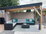 Prachtige loungeset 8 delig met nieuwe kussens en bekleding, Tuin en Terras, Tuinsets en Loungesets, Ophalen, Kunststof, Meer dan 8 zitplaatsen
